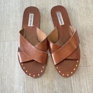 Womens Steve Madden Brown Dryzzle Sandals - 9.5